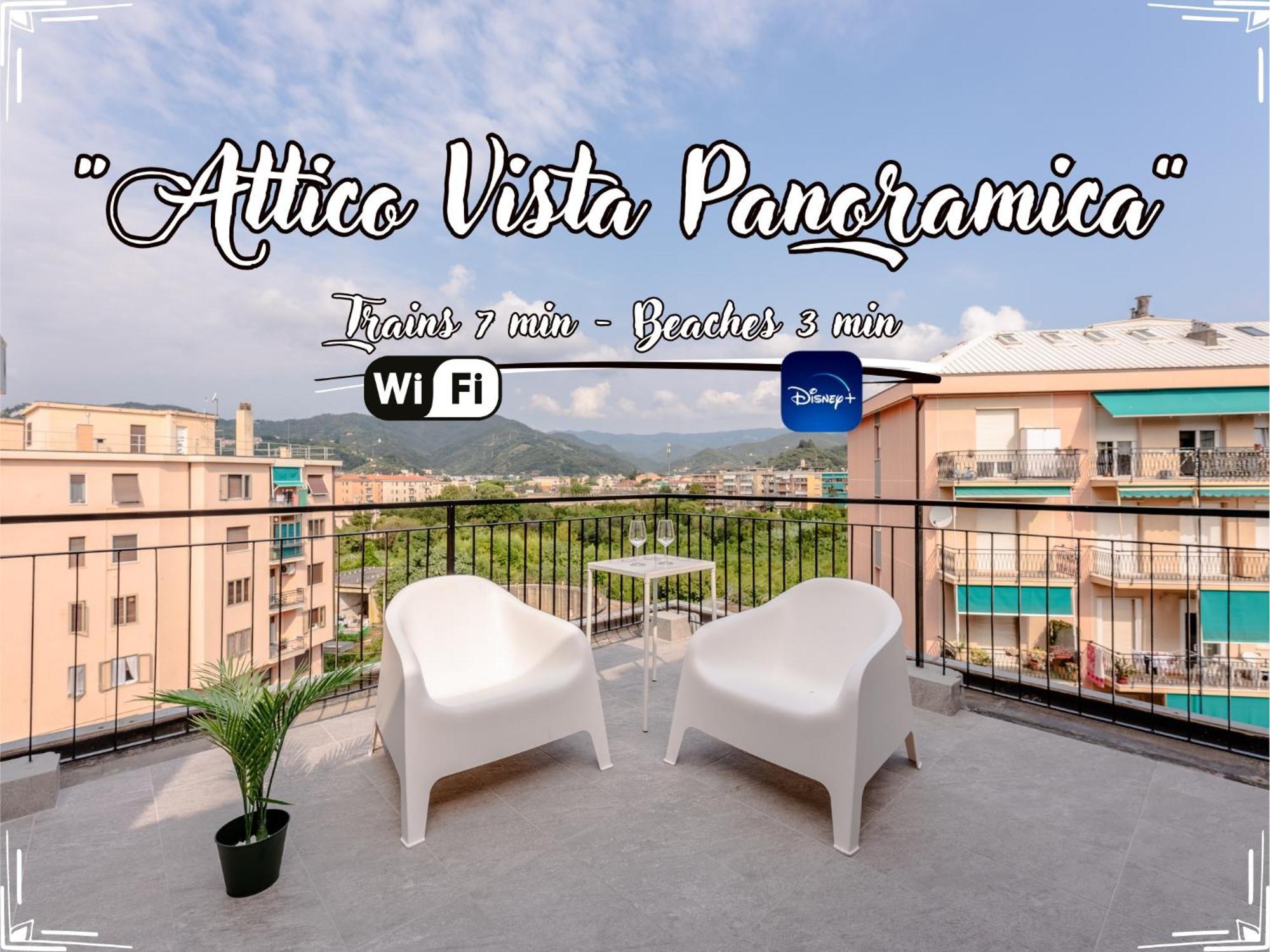 Appartement Penthouse Panoramic View - Sea 3Min - Ac - Wifi à Albisola Superiore Extérieur photo